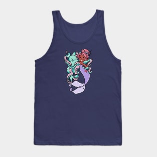 Octopus and Mermaid Tank Top